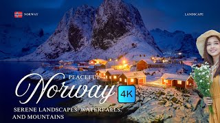 Peaceful Norway in 4K 60FPS: Serene Landscapes, Waterfalls, and Mountains