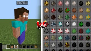 Minecraft PE Herobrine VS Fulls Mobs Addons In Mobile Battlevideo! Notwalk