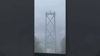 RAINCOUVER ☔️ LIONGATE BRIDGE, VANCOUVER BC 🇨🇦