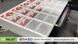 #ORIC #6090UV #UV special application W +CMYK + hot stamping varnish, suitable for more packaging