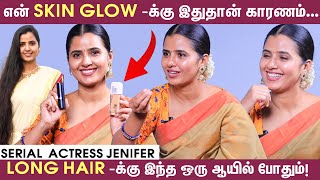 599 ரூபாயில் 10 Shade Lipstick -ஆ 😲  |  Serial  Actress Jenifer Skin & Hair Care | Make Up