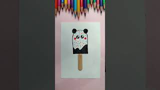 Easy way to draw a panda, Panda Drawing #shorts #short #shortvideo #shortsviral #art #ytshorts #diy