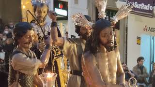 SEMANA SANTA CÁDIZ 2022 MARTES SANTO- NUESTRO PADRE JESÚS ATADO A LA COLUMNA. BANDA ROSARIO