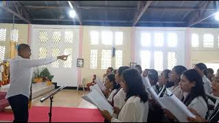 #choir #omk #paskah2022 Bila Tuhan Menyapa Choir By OMK Stemada Misa Hari Raya Paskah 2022