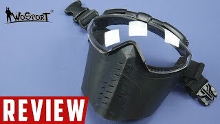 Review | Full Face Electric Fan Airsoft Mask | WoSport