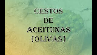 [BELENISMO] - Cómo hacer cestos con aceitunas/olivas