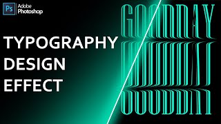 Typography Design Effect In Photoshop cc 2021 | Photoshop Tutorial