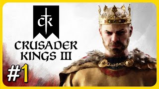 Crusader Kings III #1 | "Uniting Ireland Peacefully" (First Time Playing!) [Twitch Stream!]