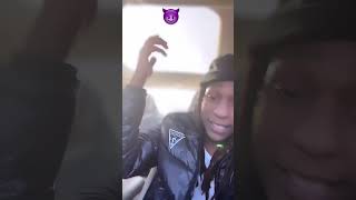 LilDurk goons listening to Old Smurk  in traffic