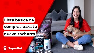 Lista básica de compras para tu nuevo cachorro