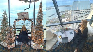 Top of the Hyatt Holiday Lounge - Cozy Christmas Bar in San Diego