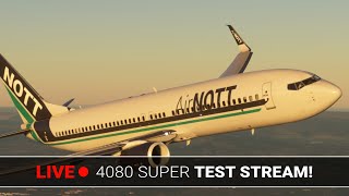 4080 SUPER Test Stream!  PMDG 737-800 - Gatwick (EGKK) To Bristol (EGGD)