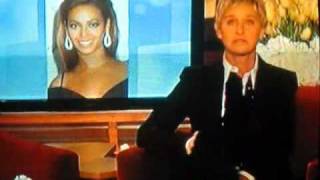 Beyonce Calls Ellen for her B'Day