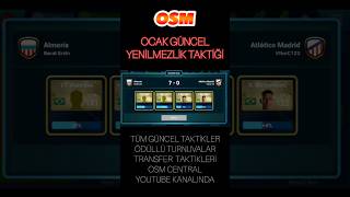 OSM 2024 OCAK GÜNCEL YENİLMEZLİK TAKTİĞİ ! #onlinesoccermanager #osm #osm2024 #shortvideo #shorts