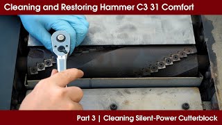 Part 3 | Cleaning Silent-Power Cutterblock - Hammer C3 31 Comfort Combination Machine