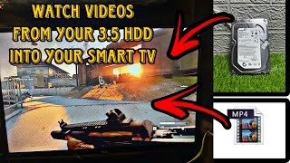 HOW TO USE YOUR 3.5 HDD TO YOUR SMART TELEVISION | EXTERNAL HDD TO TV #harddrive #smarttv #howto