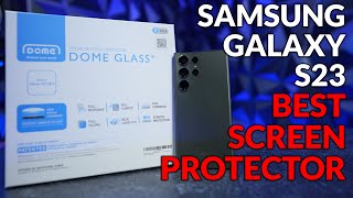 Galaxy S23 - Best Screen Protector - Whitestone Dome Glass Screen Protector