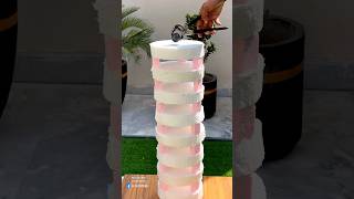 Hot Ball vs Creamy Styrofoam Tower 😱 #satisfying #asmr