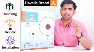 Havells Standard Alpha HS 300MM Wall Fan | High Speed 2100 RPM | Review & Installation (Hindi)