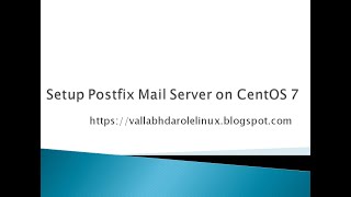 How to Setup Postfix Mail Server on CentOS 7