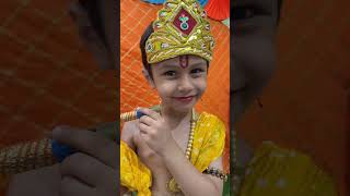 Small Kids Janmashtami Dance Performance 🦚 | 🧠 @allidoisfun