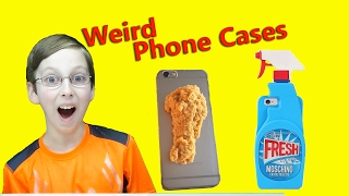 5 WEIRDEST PHONE CASES EVER!! | COLLINTV