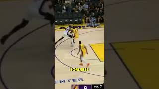 Bronny gets crossed & OUT with a Left Knee soreness #bronnyjames #bronny #lakersnews