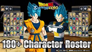 DRAGON BALL: Sparking! ZERO - New 180+ Character Roster Revealed!