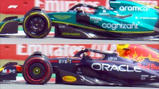 Aston Martin & Red Bull Side Pod Comparison - 2022 Spanish GP