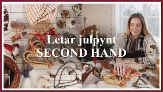 Letar julpynt second hand + HAUL! 🎅🏻🌲♻️ | Vlogmas 2023