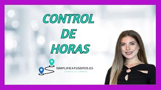 Control de horas con plantilla | Oposición de Administrativo del Estado