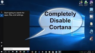 How to disable Cortana Windows 10 Totally & Permanently (Kill Task Process) Free Registery Hacks