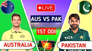 Pakistan vs Australia 1st Odi today watch 2024 | Pak vs Aus Live match Score Commentary