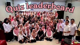 Quiz leaderboard [Lanjutan Bimbingan Teknis Bidang Akuntansi BPKAD Lahat]