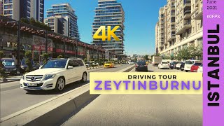 ⁴ᴷ⁶⁰ Zeytinburnu District, Istanbul-🇹🇷 Driving Street Tour