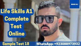 IELTS Life Skills A1 Sample Test 18 Complete │ UK Spouse Visa Test A1│ Online Test 2024 │ Mahid Ali