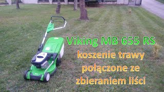 Viking MB 655 RS - koszenie trawy połączone ze zbieraniem liści