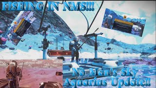 FISHING IN NMS!!! // No Man's Sky Aquarius Update!!