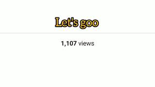 1000 views |POG..