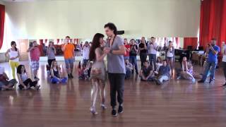 Nemanja & Laura - Kizomba Technical Steps at KISF 2015