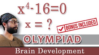 x^4 - 6=0  #olympiadseries | Arindam | Brain Development