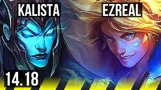 KALISTA & Rakan vs EZREAL & Thresh (ADC) | 57k DMG, Legendary, 27/6/7 | EUW Diamond | 14.18