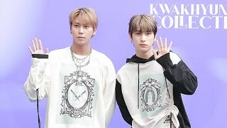 221014 BAE173 Hangyul and Junseo at the 2023 S/S Seoul Fashion Week