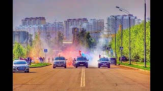 Автопробег 9 мая 2020г. в Балашихе в честь 75-ти летия Победы над фашизмом.