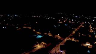 GoPro hero 3 + Syma X drone in  night flight