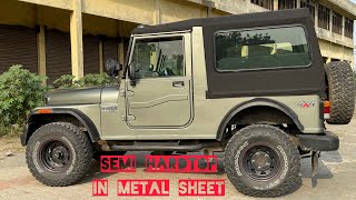 Semi hardtop full explain in work metal sheet .Thar full modified  luxury interior .ph9888993343 asr