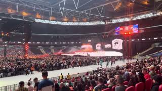 Orange Cassidy - FULL ENTRANCE - AEW ALL IN 2024 WEMBLEY STADIUM 25/08/2024 LONDON ENGLAND