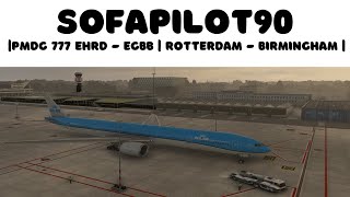 |KLM Flight 28 |EHRD - EGBB | ATC Vatsim | Boeing 777-300 | PMDG777 |