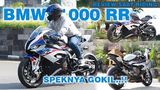 RIDING KE TEMPAT USAHA BARU NAIK BMW S1000RR...SPEKNYA GOKIL BRO..!!!