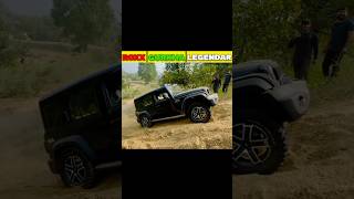 Thar roxx Vs Force Gurkha Vs Legender / off-roading test 😱 #shorts